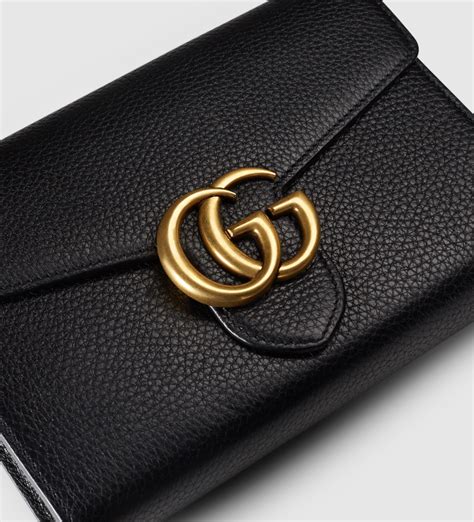 gucci gg leather wallet - black - wallets|black leather gucci wallet 2019.